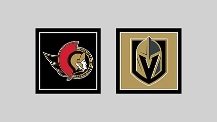 Vegas Golden Knights vs Ottawa Senators HOME Gameday Graphic