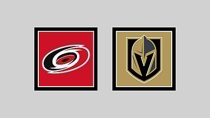 Vegas Golden Knights vs Carolina Hurricanes HOME Gameday Graphic
