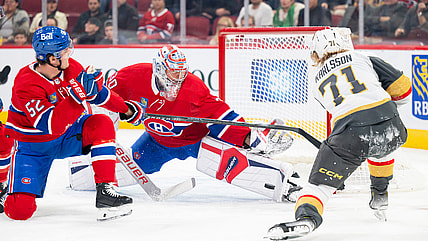 Golden Knights vs. Canadiens 11/16/23. Credit Montreal Canadiens Twitter.