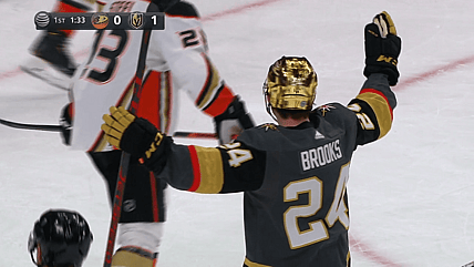 Adam Brooks Vegas Golden Knights (Screenshot/ESPN+)