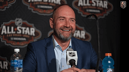 Vegas Golden Knights head coach Peter DeBoer 2022 NHL All-Star Game (Photo- Vegas Golden Knights via Twitter)