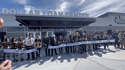 The Dollar Loan Center Henderson Silver Knights Vegas Golden Knights (Photo- Dollar Loan Center via Twitter)