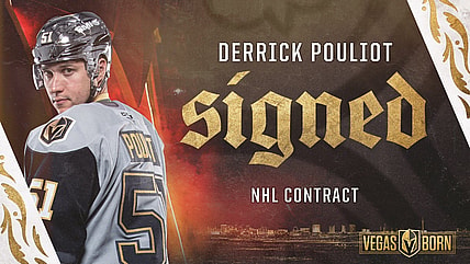 Derrick Pouliot Henderson Silver Knights Vegas Golden Knights (photo- Vegas Golden Knights via Twitter)