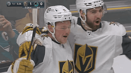 Jack Eichel Vegas Golden Knights first goal (Photo/Screenshot ESPN)