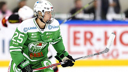 Lucas Elvenes (Photo- Vegas Golden Knights via Twitter)