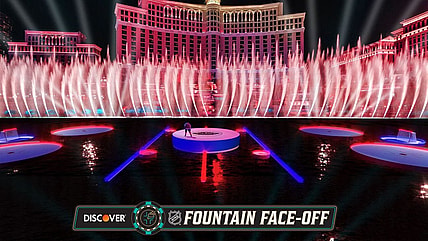 Vegas Golden Knights 2022 NHL-All Star Game Skills Competition Fountain Face-Off (Photo/NHL)