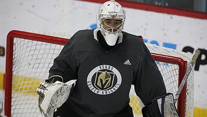 Vegas Golden Knights sign goaltender Isiah Saville (Photo- NHL.com)