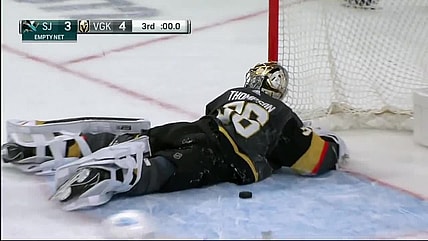 Vegas Golden Knights San Jose Sharks collapse (Photo- At&t Sportsnet)