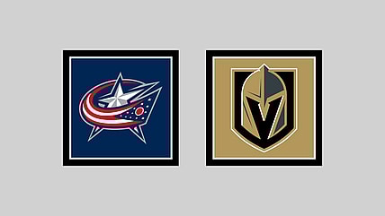 Vegas Golden Knights vs Columbus Blue Jackets HOME Gameday Graphic