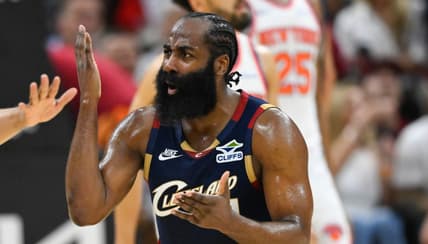 NBA: Playoffs-New York Knicks at Cleveland Cavaliers