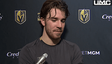 Dylan Coghlan (Screenshot- Vegas Golden Knights via Twitter)
