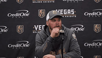 Robin Lehner Vegas Golden Knights Team Sweden (Photo/Video: Vegas Golden Knights via Twitter)