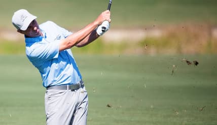 Steven Alker hits the ball during the Chubb Classic's final round on Sunday, Feb. 20, 2022 at the Tibur  n Golf Club in Naples, Fla.

Ndn 20220220 Chubb Classic Final Round 0351