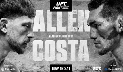 ufc fight night allen vs costa