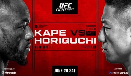 ufc fight night kape vs horiguchi