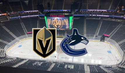 Vegas Golden Knights Vancouver Canucks HOME