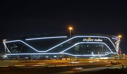 allegiant stadium no fans Las Vegas Raiders