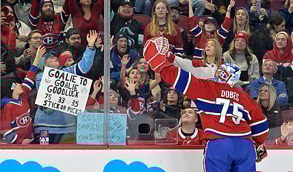 NHL: Vancouver Canucks at Montreal Canadiens