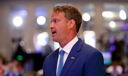 Ole Miss Head Coach Lane Kiffin waits to be introduced in the main media room during SEC Media Days at the Hyatt Regency in Hoover, Ala., Tuesday, July 20, 2021. [Staff Photo/Gary Cosby Jr.]

Sec Media Days Ole Miss