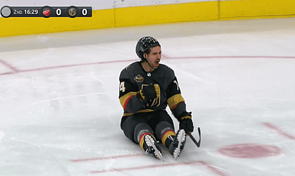 Nicolas Hague Goal Celebration Vegas Golden Knights