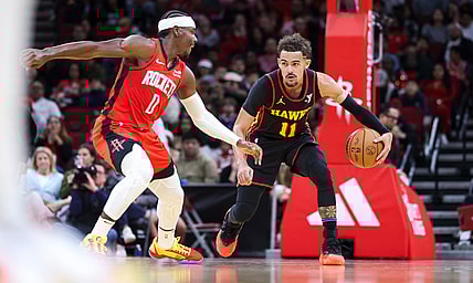 Trae Young against the Houston Rockets