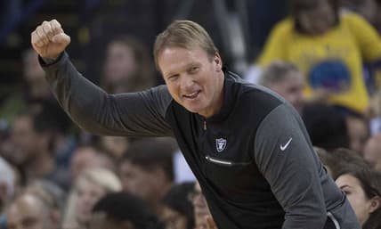 jon gruden oakland raiders tiki barber