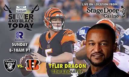 stage door casino tyler dragon bengals raiders