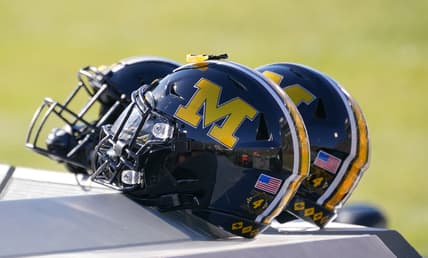 Nov 28, 2020; Columbia, Missouri, USA; A general view of several Missouri Tigers helmets during the first half against the Vanderbilt Commodores at Faurot Field at Memorial Stadium. Mandatory Credit: Denny Medley-USA TODAY Sports
