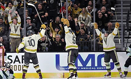 Vegas Golden Knights game, beat Seattle Kraken