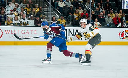 Colorado Avalanche defenseman Brent Burns scores his first goal of the season (Photo/Screenshot- Colorado Avalanche via Twitter)