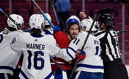 NHL: Stanley Cup Playoffs-Toronto Maple Leafs at Montreal Canadiens