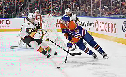 NHL: Vegas Golden Knights at Edmonton Oilers