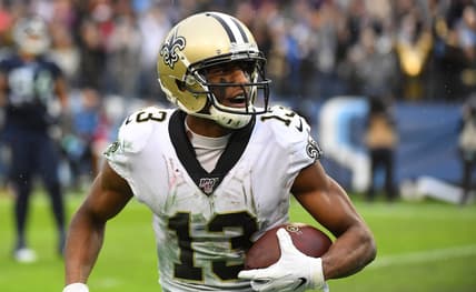 Saints WR Michael Thomas against the Titans