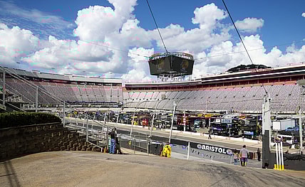 Sep 18, 2021; Bristol, Tennessee, USA; A general view before the NASCAR Cup Series race at Bristol Motor Speedway. Mandatory Credit: Randy Sartin-USA TODAY Sports