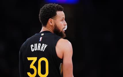 Jan 19, 2023; Boston, Massachusetts, USA; Golden State Warriors guard Stephen Curry (30) on the court against the Boston Celtics in the second half at TD Garden. Mandatory Credit: David Butler II-USA TODAY Sports
