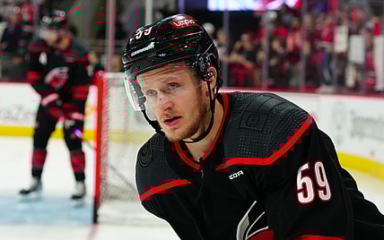 NHL: Stanley Cup Playoffs-New York Rangers at Carolina Hurricanes
