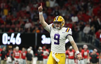Joe Burrow LSU SEC Championship Game win Georgia