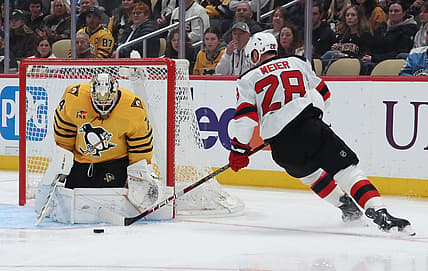 NHL: New Jersey Devils at Pittsburgh Penguins