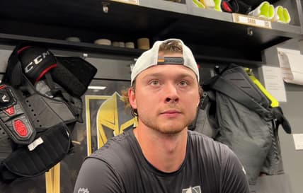 Cole Schwindt Vegas Golden Knights training camp 9/19/2025