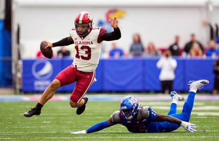 NCAA Football: Oklahoma at Kansas
