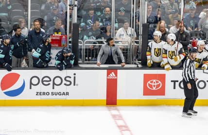 Seattle Kraken/Vegas Golden Knights (Photo- @jennthulhu via Twitter for Emerald City Hockey)