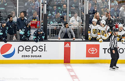 Seattle Kraken/Vegas Golden Knights (Photo- @jennthulhu via Twitter for Emerald City Hockey)