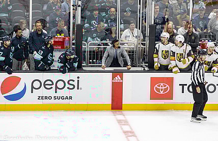 Seattle Kraken/Vegas Golden Knights (Photo- @jennthulhu via Twitter for Emerald City Hockey)