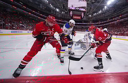 NHL: St. Louis Blues at Carolina Hurricanes