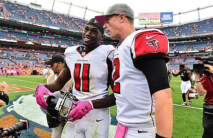 Julio Jones and Matt Ryan Atlanta Falcons