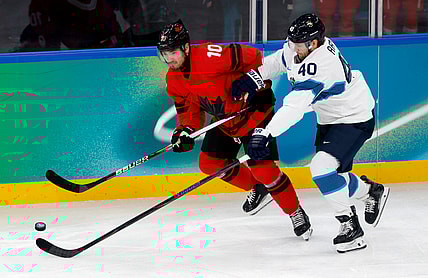 Olympics: Ice Hockey-Men Semifinal- CAN-FIN, montreal canadiens nick suzuki
