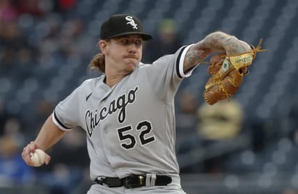 Apr 8, 2023; Pittsburgh, Pennsylvania, USA;  Chicago White Sox starting pitcher Mike Clevinger (52) delivers a pitch against the Pittsburgh Pirates during the first inning at PNC Park. Mandatory Credit: Charles LeClaire-USA TODAY Sports