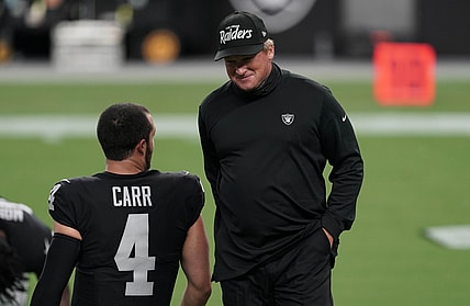 Jon Gruden, Derek Carr