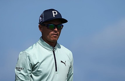 July 20, 2023; Hoylake, ENGLAND, GBR; Rickie Fowler looks on during the first round of The Open Championship golf tournament at Royal Liverpool. Mandatory Credit: Kyle Terada-USA TODAY Sports