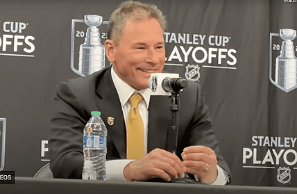 Vegas Golden Knights room, Bruce Cassidy